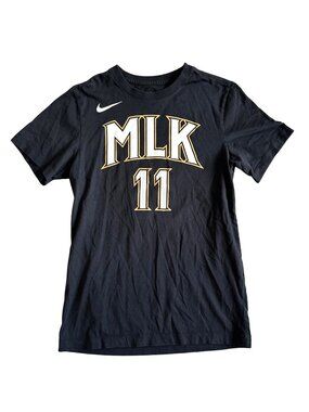 Nike Womens Sz Small NBA Young MLK 11 Black Graphic Tee